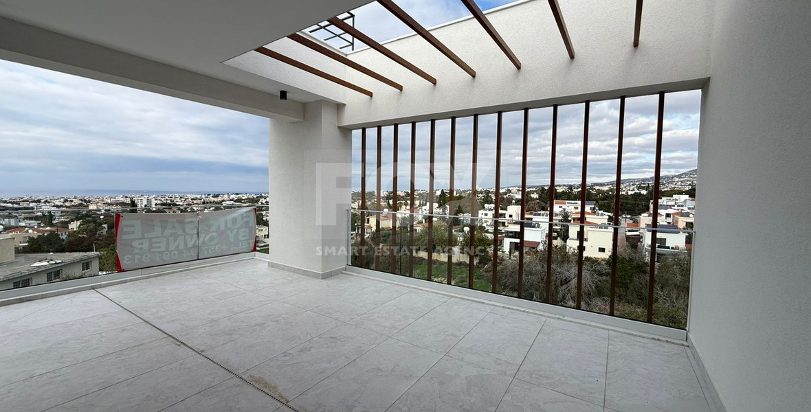 For sale  two -Bedroom Penthouse with Panoramic Sea Views in Konia, Paphos