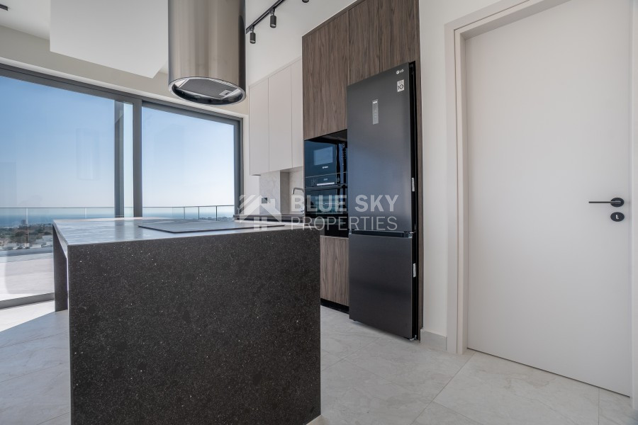 For sale Modern two Bedroom Penthouse with Expansive Roof Terrace & Panoramic Views in Konia, Paphos