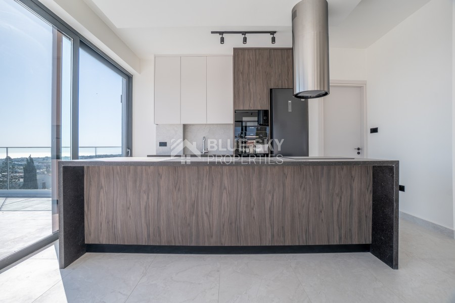 For sale Modern two Bedroom Penthouse with Expansive Roof Terrace & Panoramic Views in Konia, Paphos