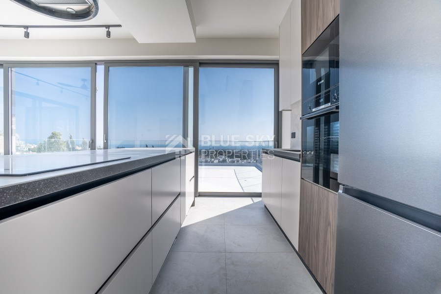 For sale Modern two Bedroom Penthouse with Expansive Roof Terrace & Panoramic Views in Konia, Paphos