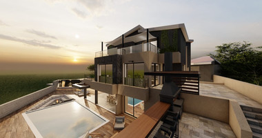 An Exceptional  five bedroom Villa in Konia–Anavargos, Paphos for sale , Privacy, views, and resort-style living — all in one address.