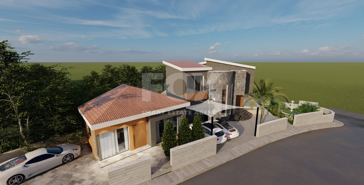 An Exceptional  five bedroom Villa in Konia–Anavargos, Paphos for sale , Privacy, views, and resort-style living — all in one address.