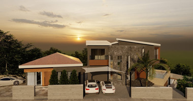 An Exceptional  five bedroom Villa in Konia–Anavargos, Paphos for sale , Privacy, views, and resort-style living — all in one address.