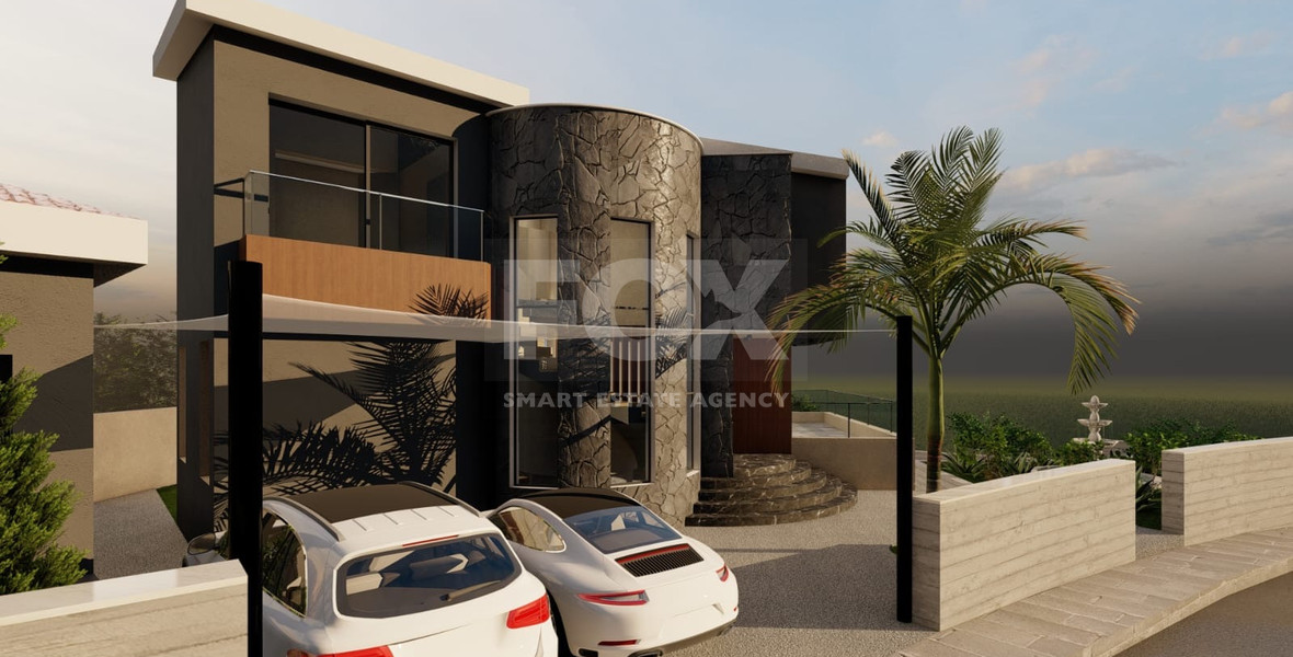 An Exceptional  five bedroom Villa in Konia–Anavargos, Paphos for sale , Privacy, views, and resort-style living — all in one address.