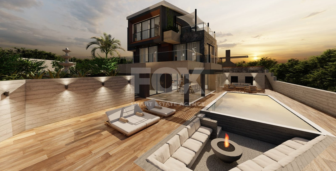 An Exceptional  five bedroom Villa in Konia–Anavargos, Paphos for sale , Privacy, views, and resort-style living — all in one address.