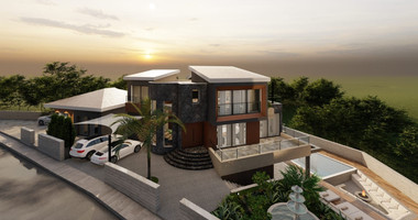 An Exceptional  five bedroom Villa in Konia–Anavargos, Paphos for sale , Privacy, views, and resort-style living — all in one address.