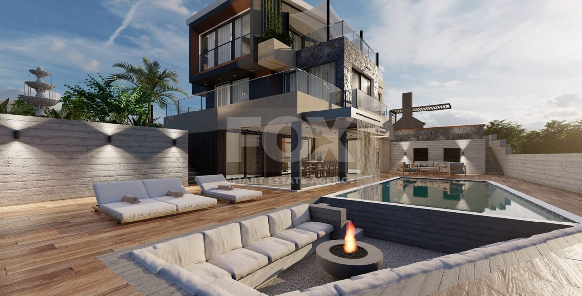 An Exceptional  five bedroom Villa in Konia–Anavargos, Paphos for sale , Privacy, views, and resort-style living — all in one address.
