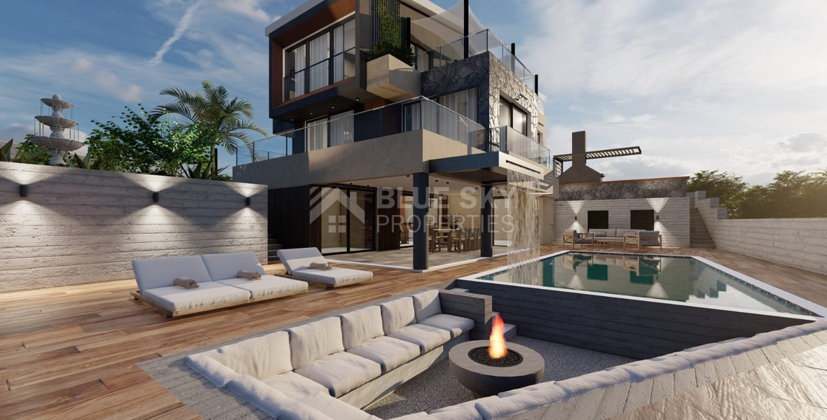 An Exceptional  five bedroom Villa in Konia–Anavargos, Paphos for sale , Privacy, views, and resort-style living — all in one address.