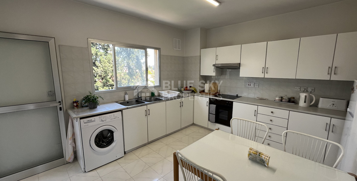 For Rent Bright Furnished 3-Bed Apartment near Sea Front in Agios Athanasios