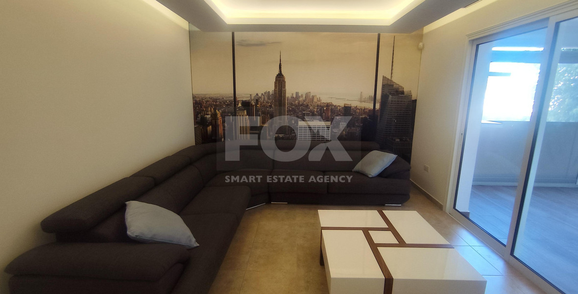 Spacious three Bedroom Fully Furnished Apartment with Enclosed Veranda | Prime Limassol Location