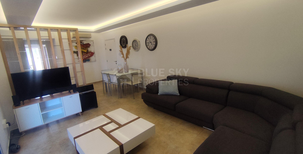 Spacious three Bedroom Fully Furnished Apartment with Enclosed Veranda | Prime Limassol Location