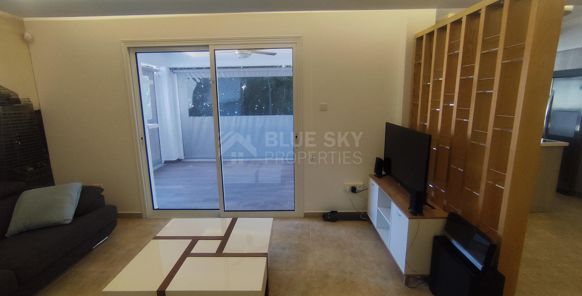 Spacious three Bedroom Fully Furnished Apartment with Enclosed Veranda | Prime Limassol Location