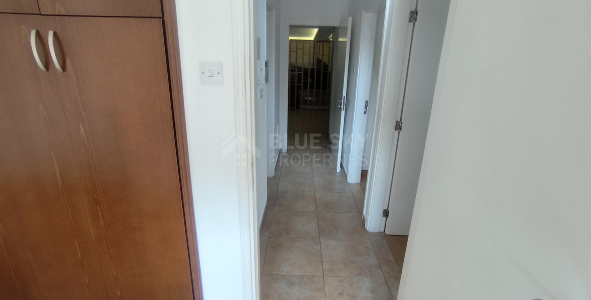 Spacious three Bedroom Fully Furnished Apartment with Enclosed Veranda | Prime Limassol Location