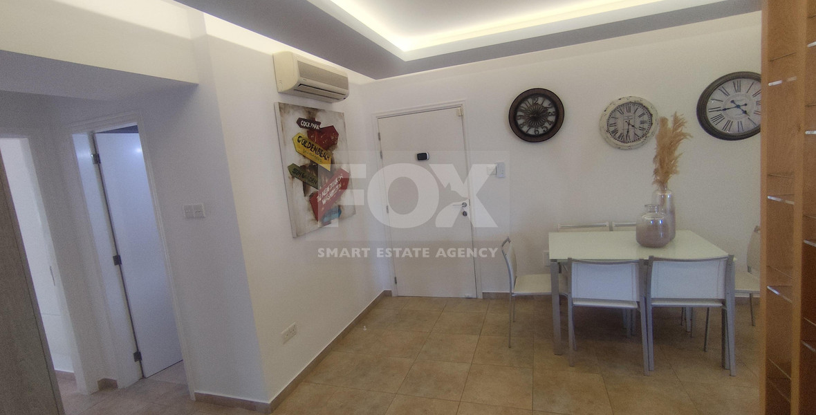 Spacious three Bedroom Fully Furnished Apartment with Enclosed Veranda | Prime Limassol Location