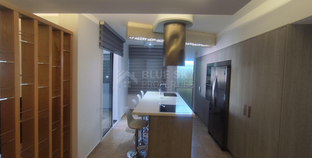 Spacious three Bedroom Fully Furnished Apartment with Enclosed Veranda | Prime Limassol Location