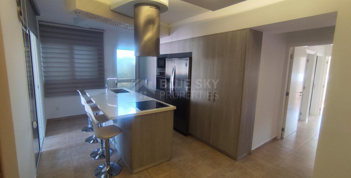 Spacious three Bedroom Fully Furnished Apartment with Enclosed Veranda | Prime Limassol Location