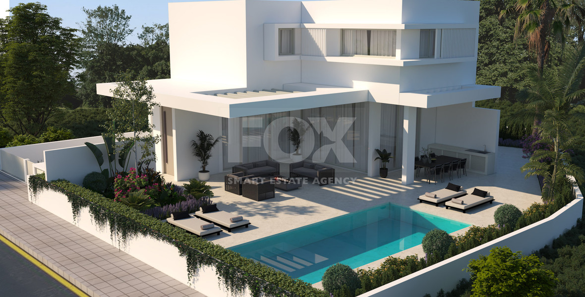 Exclusive 4-Bedroom Luxury Villa with Basement & Optional Pool in Agios Tychonas, Limassol