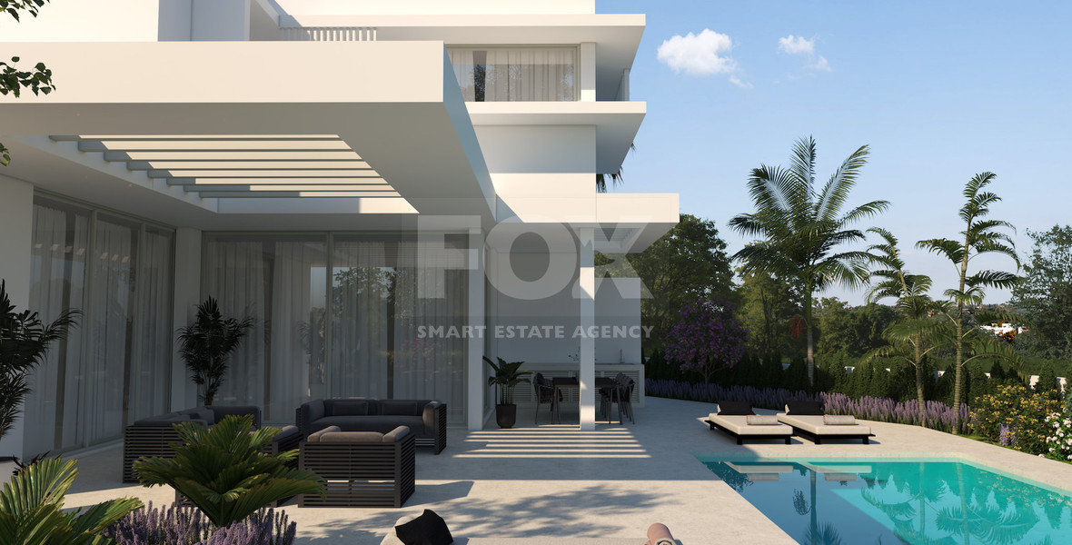 Exclusive 4-Bedroom Luxury Villa with Basement & Optional Pool in Agios Tychonas, Limassol