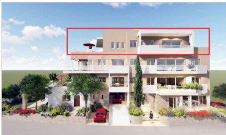 Luxury three Bedroom Penthouse in Exclusive Gated Hilltop Community in Chloraka area closed to the beach