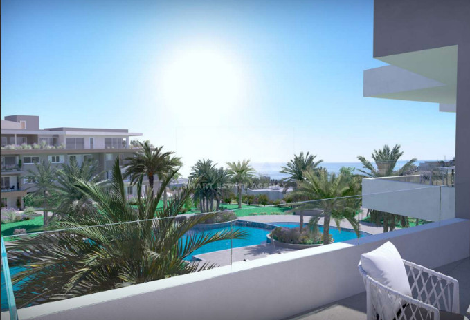 Luxury three Bedroom Penthouse in Exclusive Gated Hilltop Community in Chloraka area closed to the beach
