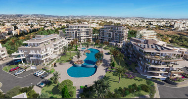 Luxury three Bedroom Penthouse in Exclusive Gated Hilltop Community in Chloraka area closed to the beach