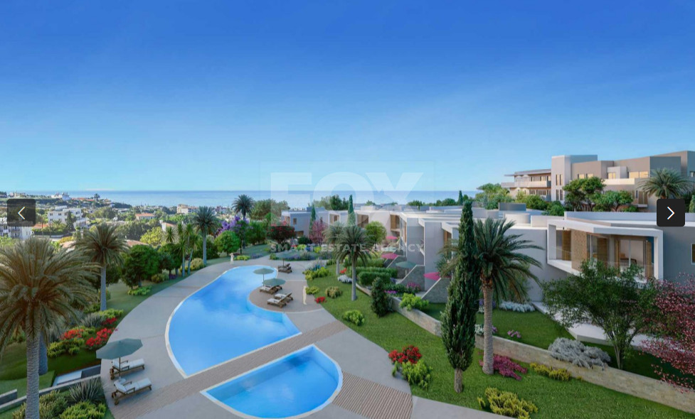 Luxury three Bedroom Penthouse in Exclusive Gated Hilltop Community in Chloraka area closed to the beach