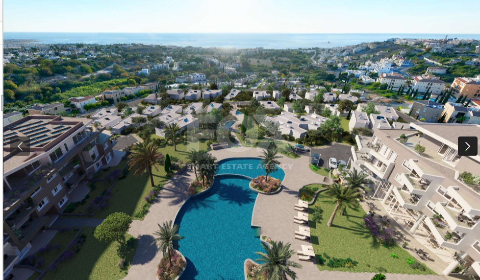 Luxury three Bedroom Penthouse in Exclusive Gated Hilltop Community in Chloraka area closed to the beach