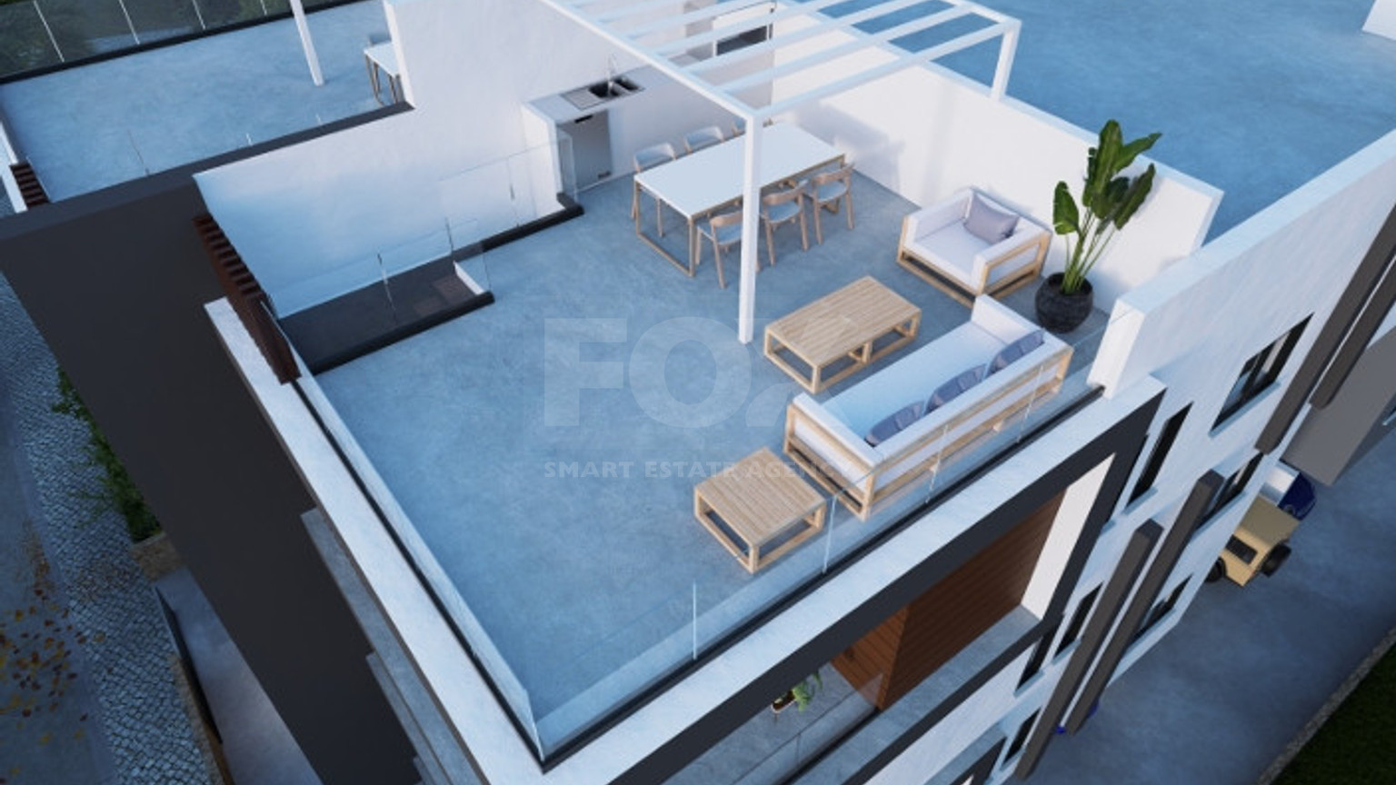 Stylish one Bedroom  Apartments for Sale in Paphos on second floor