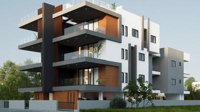 Stylish one Bedroom  Apartments for Sale in Paphos on second floor