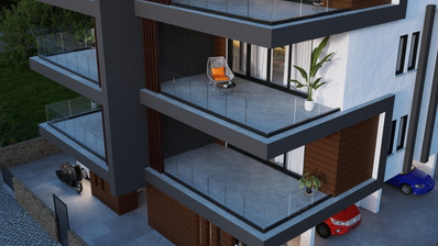 Stylish one Bedroom  Apartments for Sale in Paphos on second floor
