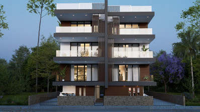 Stylish one Bedroom  Apartments for Sale in Paphos on second floor
