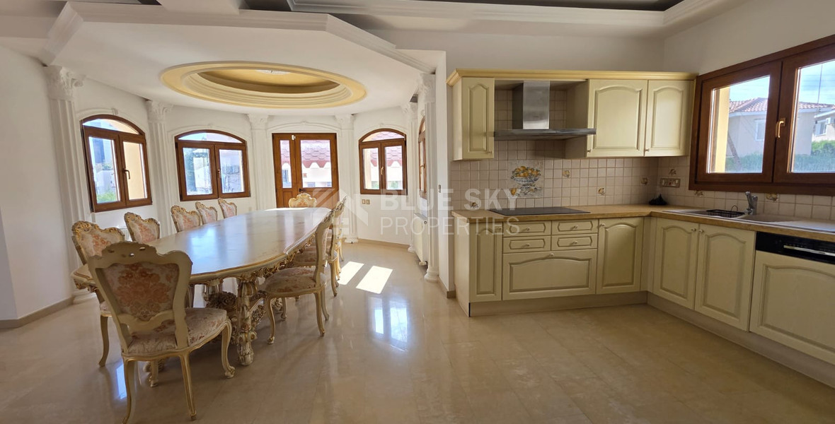 Luxury Four Bedroom Villa plus two rooms for Rent by the Sea in Pareklissia, Limassol