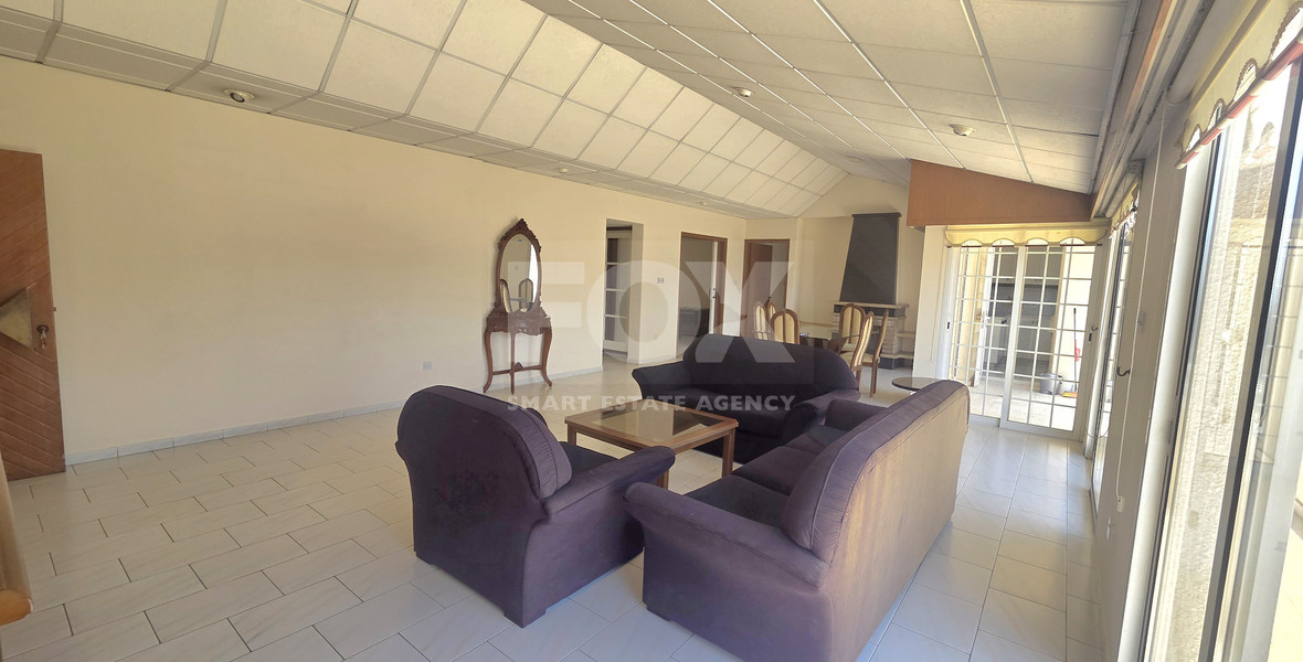 Spacious Four-Bedroom Furnished  Upper House with Sea View for Rent in Agios Athanasios, Limassol
