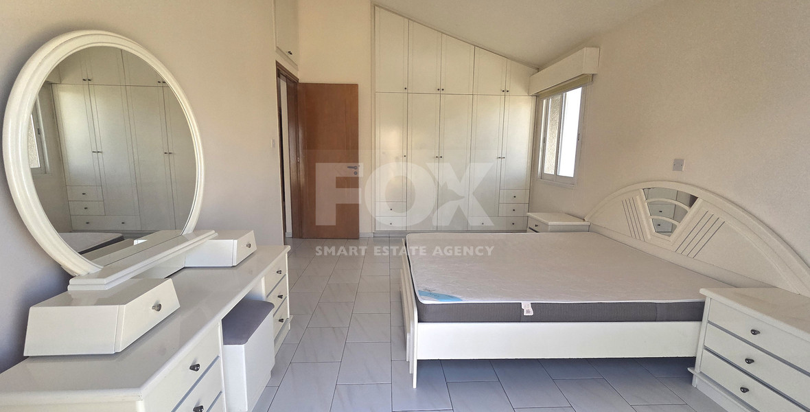 Spacious Four-Bedroom Furnished  Upper House with Sea View for Rent in Agios Athanasios, Limassol