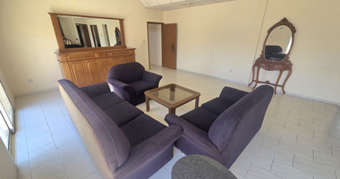 Spacious Four-Bedroom Furnished  Upper House with Sea View for Rent in Agios Athanasios, Limassol