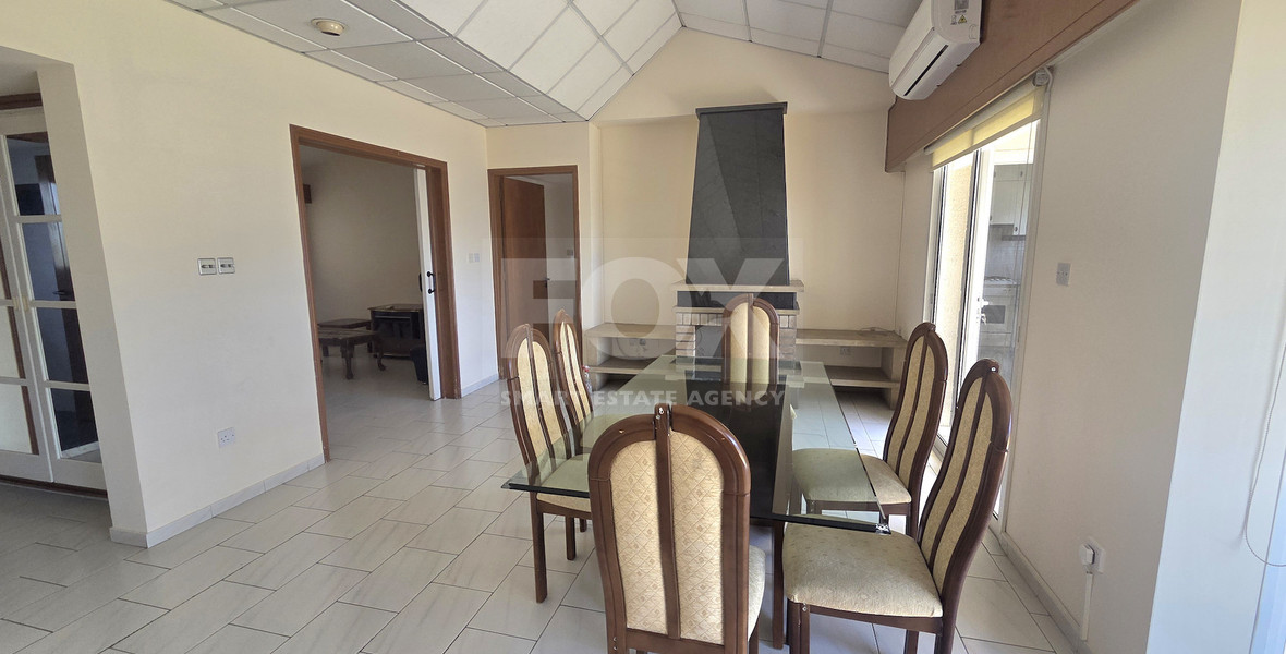 Spacious Four-Bedroom Furnished  Upper House with Sea View for Rent in Agios Athanasios, Limassol