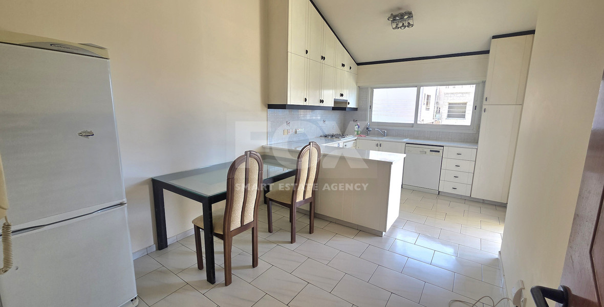 Spacious Four-Bedroom Furnished  Upper House with Sea View for Rent in Agios Athanasios, Limassol