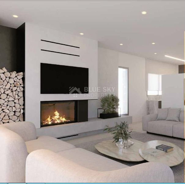 Three bedroom penthouse in privillage area of Paphos for sale