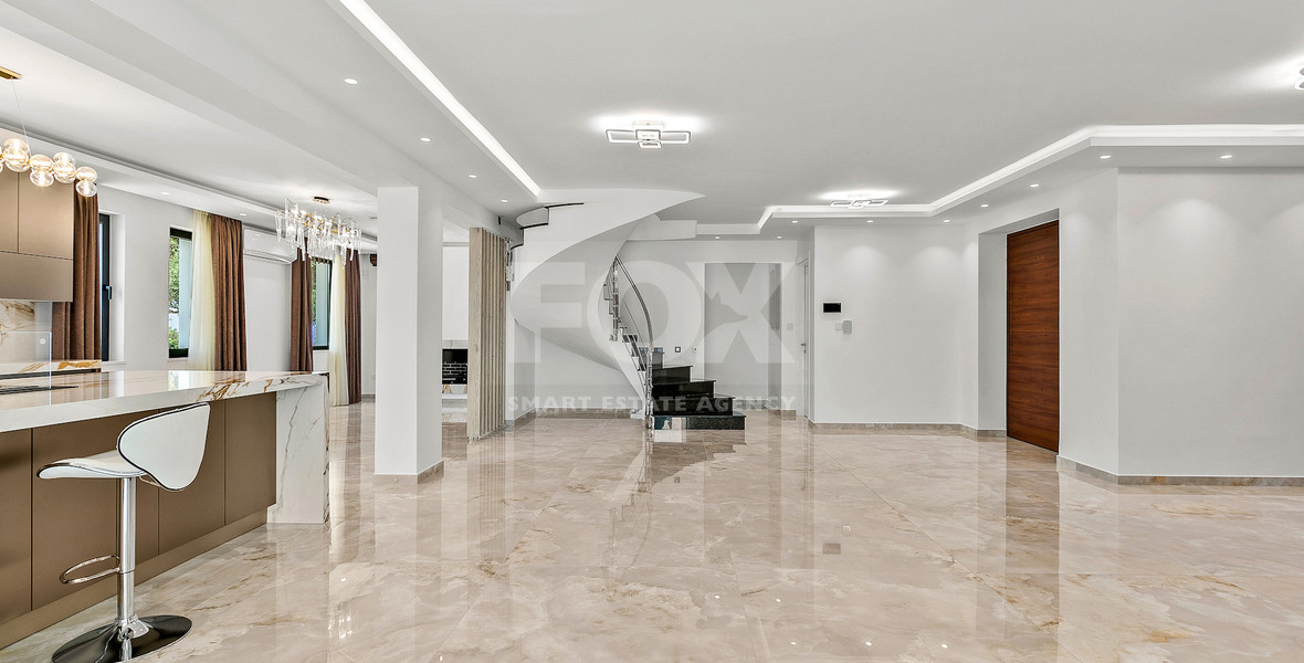 Five Bed Luxury Renovated Villa for Sale in Kouklia, Paphos – Plot with Private Mini-Stadium