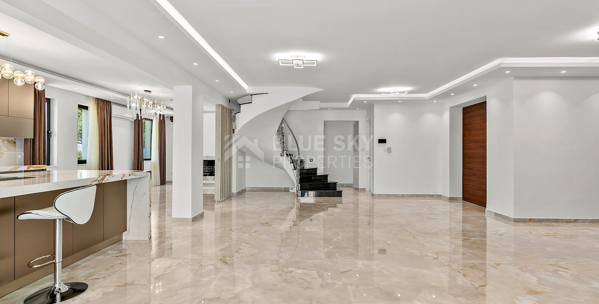 Five Bed Luxury Renovated Villa for Sale in Kouklia, Paphos – Plot with Private Mini-Stadium