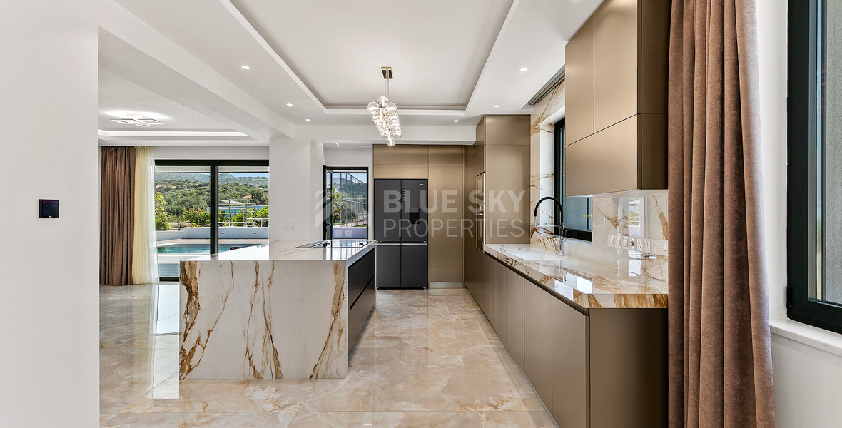 Five Bed Luxury Renovated Villa for Sale in Kouklia, Paphos – Plot with Private Mini-Stadium
