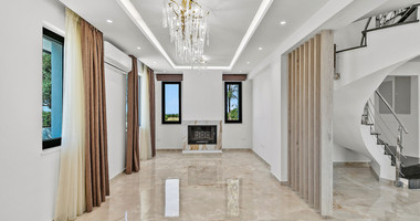 Five Bed Luxury Renovated Villa for Sale in Kouklia, Paphos – Plot with Private Mini-Stadium