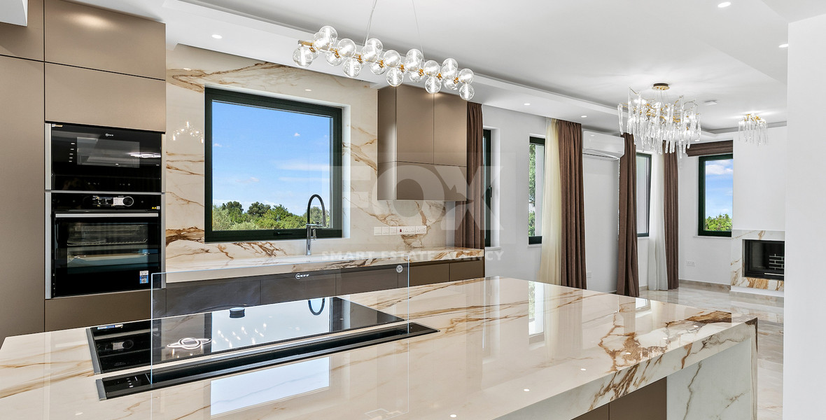 Five Bed Luxury Renovated Villa for Sale in Kouklia, Paphos – Plot with Private Mini-Stadium