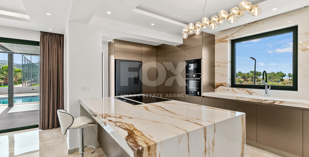 Five Bed Luxury Renovated Villa for Sale in Kouklia, Paphos – Plot with Private Mini-Stadium
