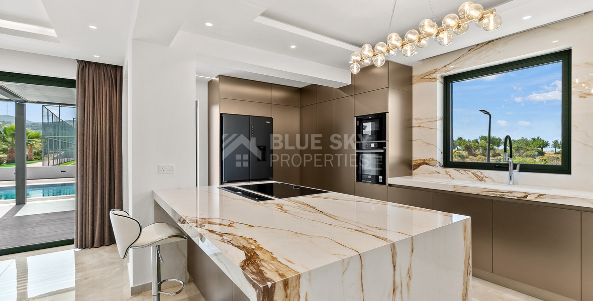 Five Bed Luxury Renovated Villa for Sale in Kouklia, Paphos – Plot with Private Mini-Stadium