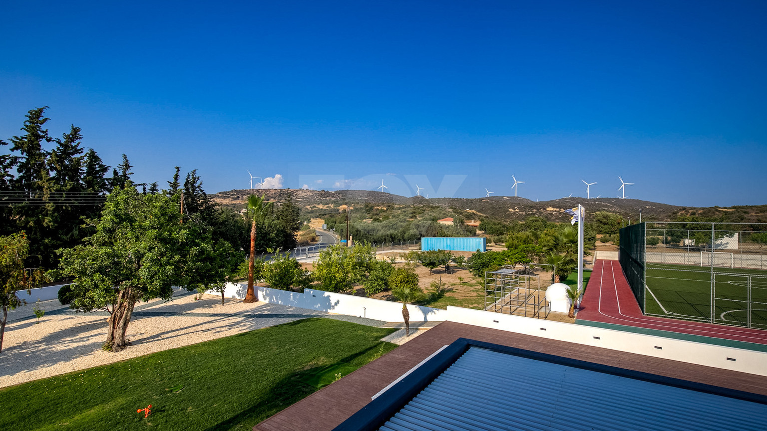Five Bed Luxury Renovated Villa for Sale in Kouklia, Paphos – Plot with Private Mini-Stadium