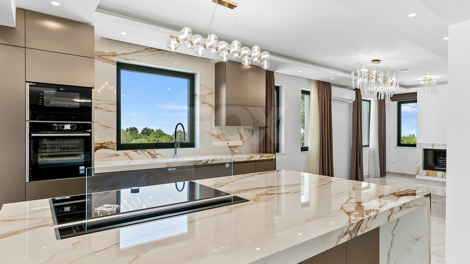 Five Bed Luxury Renovated Villa for Sale in Kouklia, Paphos – Plot with Private Mini-Stadium