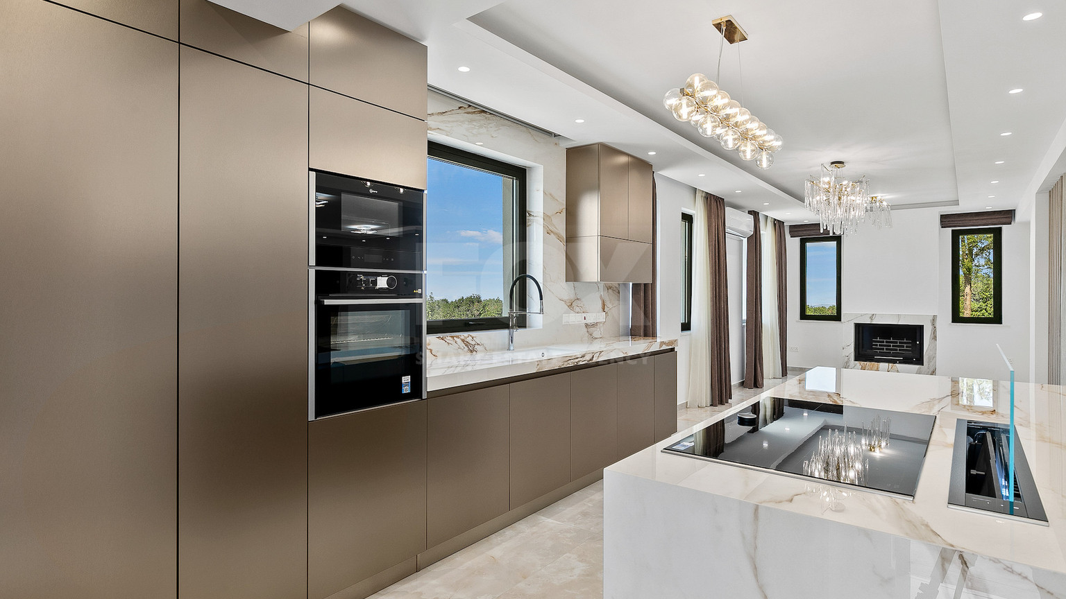 Five Bed Luxury Renovated Villa for Sale in Kouklia, Paphos – Plot with Private Mini-Stadium