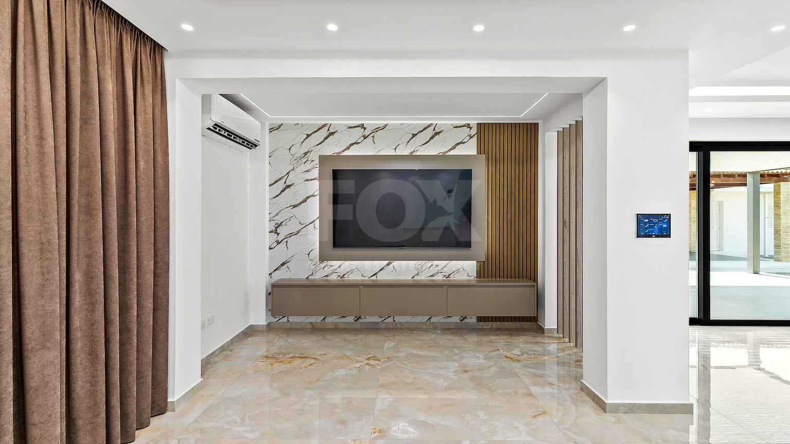 Five Bed Luxury Renovated Villa for Sale in Kouklia, Paphos – Plot with Private Mini-Stadium