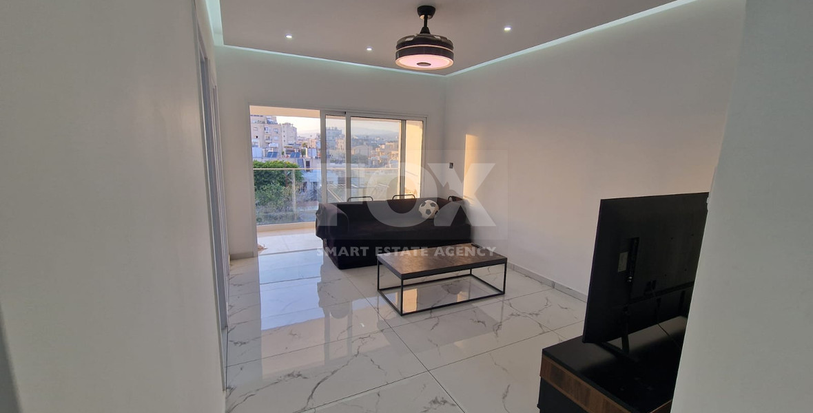 Modern Two Bedroom Apartment for Rent with City View in Agios Ioannis